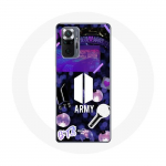 Dėklas Xiaomi Redmi Note 10 Pro Bangtan Sonyeondan BTS Logotipas Army Bomb Lightstick