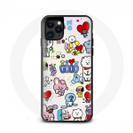 Coque pour Iphone 13 BTS Bangtan Sonyeondan BT21 Van Tata Chimmy Cooky Rj Koya Mang Et Shooky