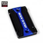 Motorcycle Accessories For SUZUKI GSX S GSXS 750 ALL YEAR Latest high quality Scooter Front brake Fluid Reservoir Cap Cover mėlyna