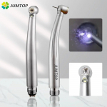 Dentalinis LED didelio greičio antgalis sukimo galvutė oro turbina E-generatorius keraminiai guoliai odontologo antgaliai trigubas vandens pur&scaron;kimas 2/4 skylės 2 hole