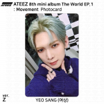 ATEEZ 8-asis mini albumas The World EP.1 : Judėjimas Oficiali asmens tapatybės kortelė Fotokortelė KPOP Yeosang - Z #01