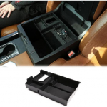 Automobilio porankio dėžutės laikymo dėžė, suderinama su Toyota Tundra 2007-2021 / Sequoia 2008-2020 centrinės konsolės organizatoriaus padėklo porankio laikymo dėžutė antrinė Armrest Box Storage Box