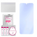 apgo Ultra-Clear 9H Hybrid protective glass compatible with Motorola Moto E6 Plus, flexible nano glass, great replacement for tempered glass, scratch-