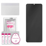 apgo Privacy Matte Hybrid protective glass compatible with Tecno Spark 6 Air, flexible nano glass, great replacement for tempered glass, scratch-resis