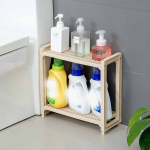 Tualeto laikymo lentynėlė nuo grindų iki grindų, plastikinė &scaron;ampūno, du&scaron;o želės lentynėlė, skalbimo priemonių laikymo lentynėlė