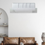 I&scaron;traukiamas oro kondicionieriaus deflektorius, au&scaron;inamas, universalus, skirtas biuro apsaugai nuo tiesioginio pūtimo