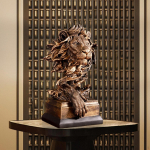 Liūto statulos skulptūrų kolekcijos amatai, stalvir&scaron;io ornamentai, figūrėlės, dekoratyvios namams