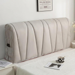 Prabangus techninio audinio audinio galvūgalio užvalkalas viskas įskaičiuota Storas skiautinis lovos galvos užvalkalas prie lovos, apsaugantis nuo dulkių W140xH70cm