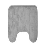 Lėtas U formos medvilninis grindų kilimėlis vonios kambario grindų kilimėlis tualeto grindų kilimėlis One Size kava