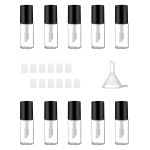 12 vnt. 3 ml &bdquo;pasidaryk pats&ldquo; lūpų balzamo tūbelės talpyklė su dangteliu &bdquo;Empty Lipstick Bottle&ldquo; lūpų blizgesio vamzdelio kosmetikos mėginio talpykla 6ml&Plastic