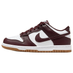 Nike Dunk Low GS Burgundy Crush Gum Vaikams Sportbačiai Raudoni Balti Gumos-&Scaron;viesiai Rudi HJ9282-100 38.5 black