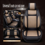 5 vietų Universalus Automobilinės sėdynės užvalkalas Neper&scaron;lampamas automobilio sėdynės užvalkalas Universalus 5 komplektas Auto Seat Cushion Leather