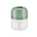 Česnakų trintuvas USB įkraunamas elektrinis maisto smulkintuvas Patvarus daržovių malimas Česnakų presas 100ml žalia