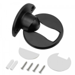 Baldai Techninė įranga Be vinių durų apkabos, paslėptų durų laikikliai, fiksavimo grindys 304 nerūdijančio plieno durų kam&scaron;tis, magnetiniai durų stabdžiai Black