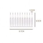 Vogue skylių tarpo snapelis plovimo du&scaron;o galvutės valymo &scaron;epetėlis tarpų &scaron;epetys nuo užsikim&scaron;imo spiningas &scaron;veitiklis telefono anga vonios antgalis mini &scaron;epetėlis 10 vnt. 10Pcs/Set