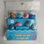 8 vnt./rinkinys Mini delfinų vaisių &scaron;akutės vaikams užkandžiams, desertams, bento, sumu&scaron;tiniams, pietums, vakarėlio dekoravimui