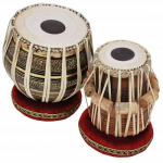 Tabla būgnų rinkinys pradedantiesiems ir profesionalams &ndash; 3KG Black Brass Bayan, Sheesham Wood
