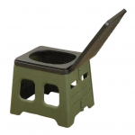 Sulankstomas automobilinis tualetas su dangčiu Ne&scaron;iojamas kvapą mažinantis tualetas, universalus lovas, skirtas kempingo kelionėms, taupantis erdvę lauko žygių tualetas