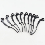 &bdquo;Pasidaryk pats&ldquo; plastikinis latakų apsauginis ekrano apsauginis tinklelis lauko lapų tinklelio filtras latakų dangtis su kabliukais Straight hook juoda