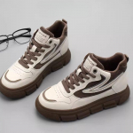 Studentams auk&scaron;ti batai Sportiniai batai Moteri&scaron;ki laisvalaikio batai Pavasariniai nauji aksominiai universalūs platforminiai balti batai 35