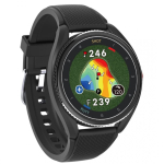 [Voice Caddy] Voice Caddie T9 Juodas Laikrodis Golfo Navigacija Tempo Treniruočių Režimas Smūgio ir Pato Automatinis Atpažinimas Auk&scaron;čio Skirtumo Atstumo Rodmuo 3-P black