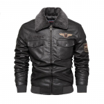 Žieminė Velvet PU odinė striukė Vyri&scaron;ka Europos ir Amerikos jaunimo mados plona vyri&scaron;ka odinė striukė L juoda