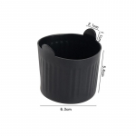 Va&scaron;ko &scaron;ildytuvas Kar&scaron;čiui atsparūs atsarginiai silikoniniai dubenėliai Plaukų &scaron;alinimo va&scaron;kas su mai&scaron;ymo lazdele Nelipnus indas Plaukų &scaron;alinimo grožis juoda