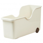 Virtuvės spintelės tvarkyklės U formos kortelės lizdo dizainas su riedučiais, lengvai pasiekiama daugiafunkcinė laikymo dėžė S