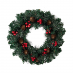 Daugkartinio naudojimo Kalėdų vainikas Sezoninė &scaron;ventinė priekinių durų židinio dekoracija