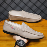 mada 2024Vyri&scaron;ki Loafers Laisvalaikiai Batai Laivai Batai Vyri&scaron;ki Mocassins Madingi vairavimo batai Slydimas ant vaik&scaron;čiojimo plok&scaron;čių Oda Mocassin Homme 39