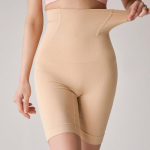 Liekninanti kojinė nuo pilvo riebalų ir &scaron;launų korekcijai, rožinė (Oda, juoda) SkinXL/XXL