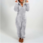 Fashion Onesies Fleece mieguisti kombinezonai plius dydžio gobtuvų komplektai Moterų pižamos Suaugusiems žiemai &Scaron;iltos pižamos Moterys XXXXXL