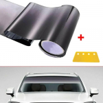 Naujas Automobilio Priekinis Saulės Plėvelė UV Apsauga Atspari Vandeniui Priekinis Stiklas Tampri Juostelė Saulės Skydelis Tamsintas UV Apsaugotas CHINA