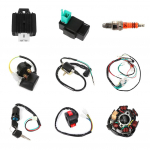 Auk&scaron;tos kokybės profesionalus 4 taktų keturračio elektrinis paleidimas, skirtas 50cc 70cc 90cc 110cc 125cc Kinijos elektrinio paleidimo keturračių priedai armijos žalia spalva