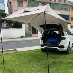 Kempingo visureigio palapinė su bagažinės bortu, apsauga nuo lietaus, apsauga nuo saulės, automobilio palapinė, lauko kelioninė automobilio palapinė, tentinė stoginė, automobilio i&scaron;oriniai priedai CHINA