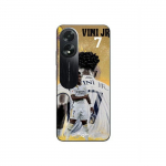 Coque Oppo A38 Vinicius JR real madrid 7 Wallpaper Maniacase juoda