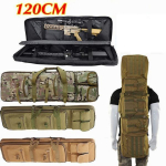 Daugiafunkcinis taktinio &scaron;autuvo dėklas Daugiaki&scaron;eninis Airsoft ginklo krep&scaron;ys Dėvėjimui atsparus medžioklės krep&scaron;ys Didelės talpos žvejybos krep&scaron;iui 3 DYDIS 120/100/85 cm 120cm-Good quality gelsvai ruda