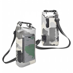 Vandeniui atsparus Crossbody krep&scaron;ys 2 viename mobiliojo telefono sausas krep&scaron;ys PVC plaukimo laikymo krep&scaron;ys lauko paplūdimyje plaukiojimas valtimis vandens sporto priedai pilka spalva