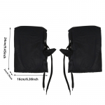 Atsparus vandeniui motociklo vairo antgaliai Rankų apsaugos žiemai atsparus vėjui storas, &scaron;iltas terminis mobilus rankenos dangtelis pir&scaron;tinės 1 pora C