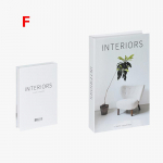 Naujos prabangios dekoratyvinės knygos Mada Kūrybingos simuliacinės knygos Stalo ornamentas Kavos staliuko knygos Namų dekoras I