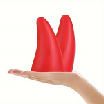 Dvi akį traukiančios velnio ragų dekoracijos stogui, tinkančios automobiliams, triračiams ir keturračiams, kad pary&scaron;kintų jūsų transporto priemonės stilių red