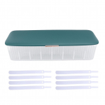 Kabelių tvarkymo dėžutė su dangteliu, apsauganti nuo dulkių, vatos tamponų laikymo dėžutė, įrankių laikiklis, elektronikos organizatorius, B