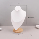 Aksominis portretinis vėrinio eksponavimo pakabukų organizatorius papuo&scaron;alų eksponavimo stovas papuo&scaron;alų manekenas biustas vėrinys pakabukas vitrinos eksponavimas S