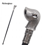 Sidabrinis žiurkėnas jūrų kiaulytė gyvūnas mada lazda dekoratyvinis kospolis vintažinis vakarėlis madinga lazda kryžius 93cm