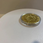 1 vnt. Trumpo atminimo medalis, skirtas buvusiam JAV prezidentui, paauksuota Trumpo atminimo monetų kolekcija auksas