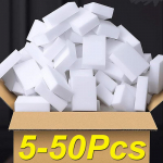 50/5 vnt. Melamino kempinė Magi&scaron;ka buitinė indų puodų indų plovimo valymo kempinė &scaron;epetys biurui, virtuvei, voniai, valymo įrankiai 5PCS