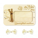 Medinis Grynųjų Pinigų Laikiklis Pinigų Dovana Grynųjų Pinigų Laikiklis Pinigų Gimtadienio Kortelės Laikiklis Vestuvėms Dovanų Kortelė Artimiesiems B