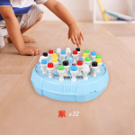 2 in 1 Chess Board Game Kids Training Thinking Classic Parent Child Activity Holiday Present Travel rožinė