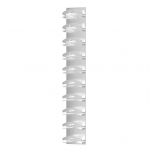 Kepurių laikiklis prie sienos montuojamas organizatorius, stiprus apkrovos laikymas, lengvai montuojamas, beisbolo kepuraičių organizatorius, kepurių laikymo stovas balta