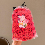 100 VNT. Spalvingos pagrindinės nailoninės elastinės plaukų gumelės mergaitėms, uodegos laikiklis, scrunchie, guminė juostelė, vaiki&scaron;ki pagrindiniai plaukų aksesuarai 100PCS